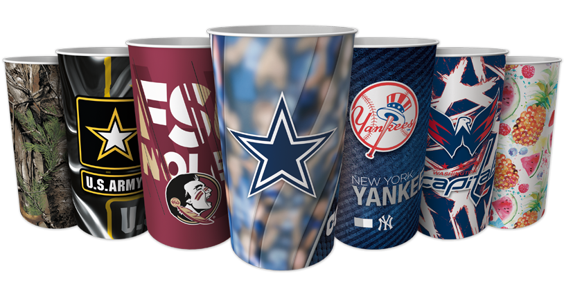Full-Image NFL Cups
